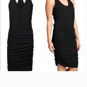Athleta Racerback Bodycon Ruched Sheath Dress sz xs